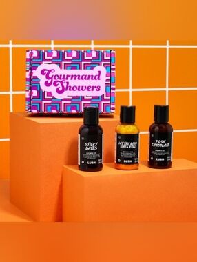 Lush Gourmand Showers Gift Set with 3 Shower Gels🤍🤎🤍